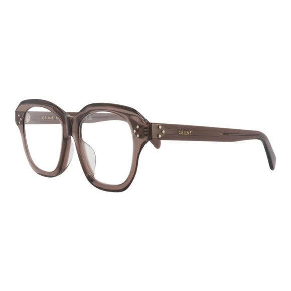 Celine Womens Round/Oval Brown Brown Transparent Fashion Designer Eyewear - Picture 2 of 4